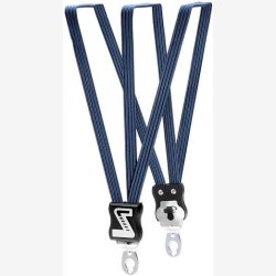 Luggage carrier strap Trio Simson short with 3 straps - marine blue