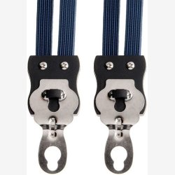 Luggage carrier strap Trio Simson short with 3 straps - marine blue
