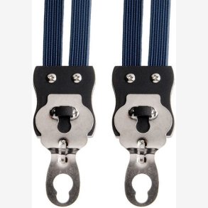 Luggage carrier strap Trio Simson short with 3 straps - marine blue