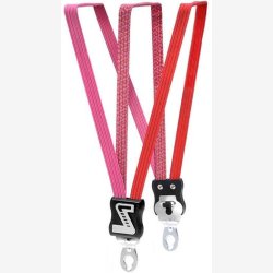 Bagagebrerelastikker Trio short med 3 stropper - pink/rd