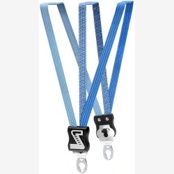 Luggage carrier strap Trio Simson short with 3 straps - cobalt blue