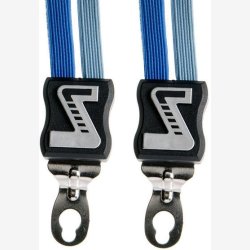 Luggage carrier strap Trio Simson short with 3 straps - cobalt blue