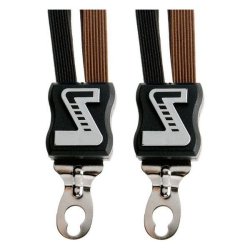 Simson elastik bagagestropper strong sort/brun