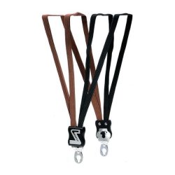 Bagagebrerstrop Quattro Simson ekstra strk med 4 elastikker - sort/brun