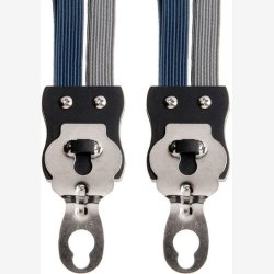 Bagagebrer elastikker Quattro Simson ekstra strk med 4 stropper - marinebl / gr