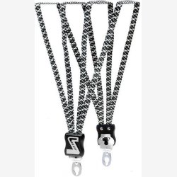 Luggage carrier strap Quattro Simson extra strong with 4 straps - black/white