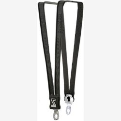 Luggage carrier strap Duo Simson rubber with 2 straps - black