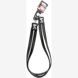 Luggage carrier strap Duo Simson rubber with 2 straps - black