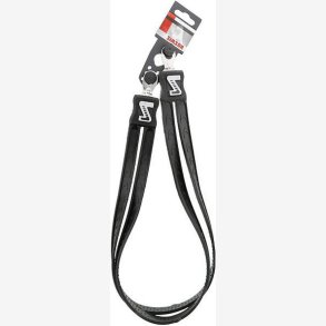 Luggage carrier strap Duo Simson rubber with 2 straps - black