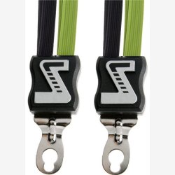 Luggage carrier strap Quattro Simson extra long with 4 straps - black/green