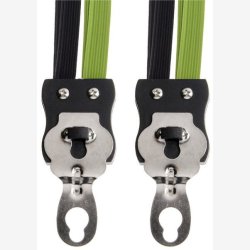 Luggage carrier strap Quattro Simson extra long with 4 straps - black/green