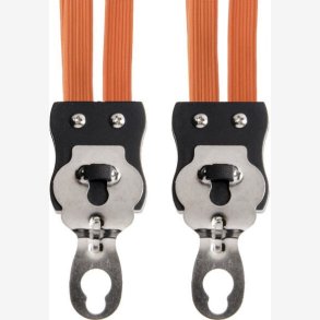 Luggage carrier straps Trio Simson with 3 straps - orange