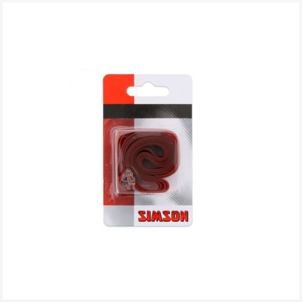 Simson flgbnd 24-28" 16mm bredt - PVC strkt