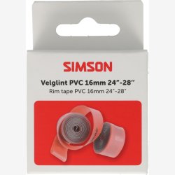 F�lgb�nd Simson 24i -28i 16mm bred PVC