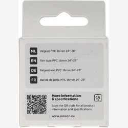 F�lgb�nd Simson 24i -28i 16mm bred PVC