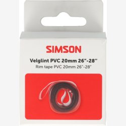 F�lgb�nd Simson 24i -28i 20mm bred PVC