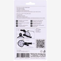 Simson spejl Rundt 'Excellent' - antirefleks