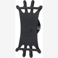 Simson universal silikone telefonholder - sort