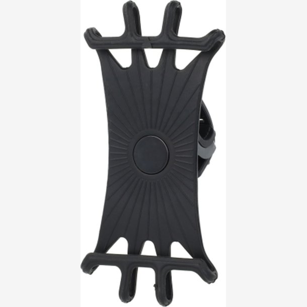 Simson universal silikone telefonholder - sort