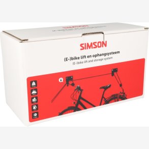 Simson oph�ngningssystem til elcykel - sort
