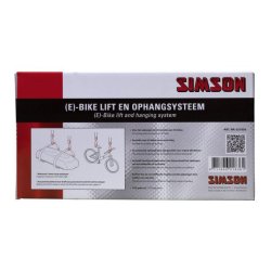 Simson elcykel / cykellift og suspension system (op til 54 kg)