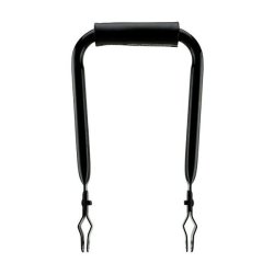 Cykel rygln Simson smal med vinyl rygpude - sort