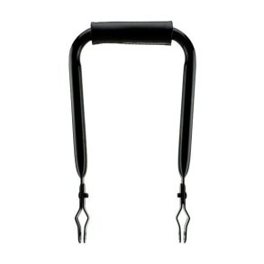 Cykel rygln Simson smal med vinyl rygpude - sort