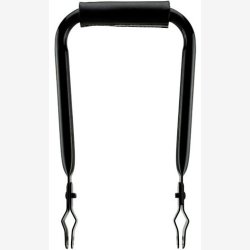 Cykel rygln Simson smal med vinyl rygpude - sort