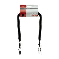 Simson cykel rygln smal sort med hynde