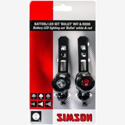 Simson LED Lighting set "Bullet" 1.5 Lux - 2.5 Lux - with Batteries