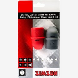 Simson Lighting set LED "Simmy" with Batteries - 3 Led - 29 Lux/13.5 Lux
