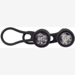 Simson Lighting set LED "Simmy" Black with Batteries - 3 Led - 29 Lux/13.5 Lux