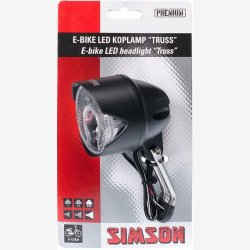 Simson forlygte til elcykel til forgaffel "Truss"