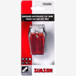 Simson Baglygte for Stnkskrm "Mini" 1 LED - On/Off