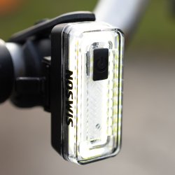 Forlygte Simson USB-C LED lampelomme - hvid