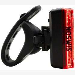 Baglygte Simson USB-C LED lampelomme - rd