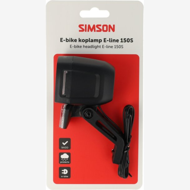 Forlygte Simson Aurora E-Line 150S