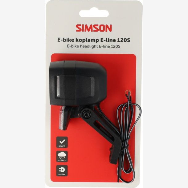 Forlygte Simson Aurora E-line 120s