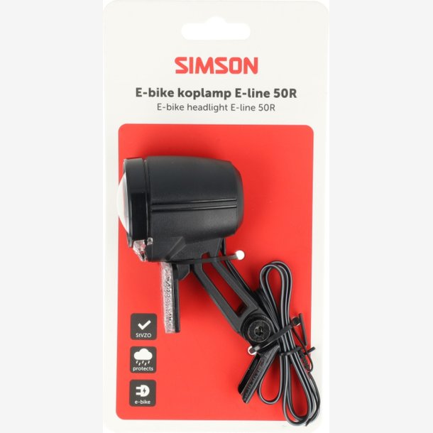 Forlygte Simson Aurora E-Line 50R