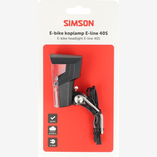 Forlygte Simson Aurora E-Line 40S