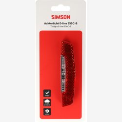 Baglygte Simson Aurora E-Line E50C-B
