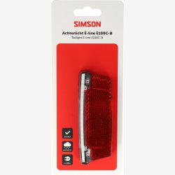 Baglygte Simson Aurora E-Line E100C-B