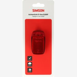Baglygte Simson Aurora E-line e100f