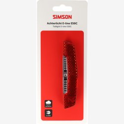 Baglygte Simson Aurora E-line e50c