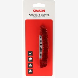 Baglygte Simson Aurora D-line d50c