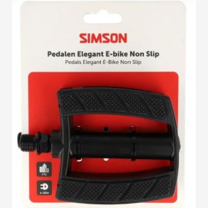 Pedaler Simson Elegant elcykel Skridsikre