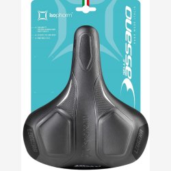 Cykelsadel Selle Bassano Leggera Isophorm City - sort