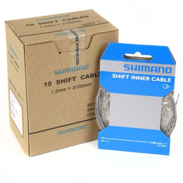 Gearkabel Shimano Universal 1,2 x 2100mm (10 stk.)