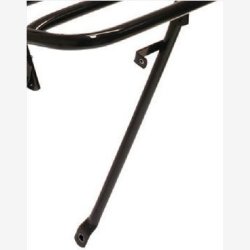 Stang til frontlad Steco med lampekrog - blank sort