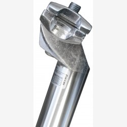 Sadelpind ATB 26,8 mm / 350 mm aluminium - slv